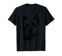 Elegant West Highland White Terrier Line Art T-Shirt