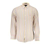 Elegant White Button-Down Shirt - male - Gant - Casual Shirts - Multicolor - S - Shirts S