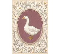 Elegant White Goose Journal: 6" x 9" Narrow Lined Notebook - 364 Pages for Writing ... Daily Diary for Travel, Work, School