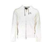 Elegant White Hooded Sweatshirt for Men - male - La Martina - Zip-throughs - White - 2XL - Sweatshirts & Hoodies 2XL