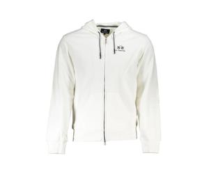 Elegant White Hooded Sweatshirt for Men - male - La Martina - Zip-throughs - White - 2XL - Sweatshirts & Hoodies 2XL