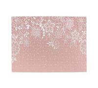 Elegant White Lace Floral And Confetti Design,500 Pieces Puzzles for Adults-Wooden Jigsaw Puzzle for Adults Elderly