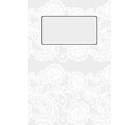 Elegant White Lace Grid Paper Notebook - Gray Background White Lace Pattern Feminine Theme Cover - 120 Pages 6x9 Inches: A Beautiful Grid Paper ... Field: Perfect for School, Office, Home, Gift