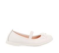 Elegant White Leather Ballerina Shoes for Girls Ceremony by Gioseppo