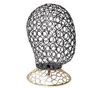 Elegant Wigs Holder Hat Display Stand Metal Mannequin Head Iron Texture Hat Display Holder for Home Or Store Use