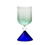 Elegant Wine Cups Colorful Cocktail Kitchen Drinkware Unique Glass Cup Suitable for Gifting and Home Decorations Wooden Coffee Mug Set (C, 16cm)