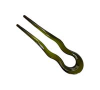 Elegant Women Hair Stick Fashionable Hairpin Two Prong Fork Practical Styling Tool for Weddings and Parties Leopard Fork