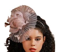 Elegant Women Mardi Gras Feather Yarn 1920s Headpieces Halloween Cosplay Hairband Medieval Feather Shape Headbands Headbands No Slip Fashion For Women Headband Carnival Headpiece Headband Halloween