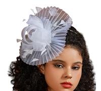 Elegant Women Mardi Gras Feather Yarn 1920s Headpieces Halloween Cosplay Hairband Medieval Feather Shape Headbands Headbands No Slip Fashion For Women Headband Carnival Headpiece Headband Halloween