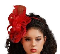Elegant Women Mardi Gras Feather Yarn 1920s Headpieces Halloween Cosplay Hairband Medieval Feather Shape Headbands Headbands No Slip Fashion For Women Headband Carnival Headpiece Headband Halloween