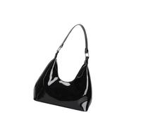 Elegant Women PU Leather Shoulder Bag Bag Fashionable Satchel Umderar Purse Glossy Handbag For Casual And Prom Event Elegant Evening