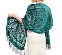 Elegant Women Shawl Shoulder Wrap For Evening Dress Lightweight Ethic Styled Scarf For Wedding Guest Or Bridesmaid Velvet Shawl