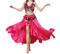 Elegant Women's Belly Dance Costume Set Indian Performance Outfit For Practice And Stage Shows 70s Outfits Women Funny Fancy Dress 1960'S Women'S 80 S