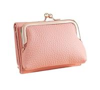 Elegant Women's Short Wallet Credit Card Holder PU Leather Purse Coin Pocket Easy Access for Various Occasion Wallet for Girls