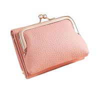 Elegant Women's Short Wallet Credit Card Holder PU Leather Purse Coin Pocket Easy Access for Various Occasion Essential Travel Wallet