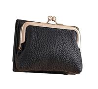 Elegant Women's Short Wallet Credit Card Holder PU Leather Purse Coin Pocket Easy Access for Various Occasion Essential Travel Wallet