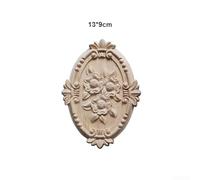 Elegant Wood Applique Design for Furniture Decoration Transforms Ordinary Spaces into Extraordinary Ones (13 * 9cm)