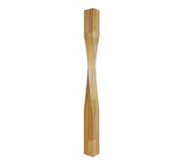Elegant Wood Stair Newel Post 120cm Tall, Indoor Square Newel Posts for Staircase Railing, Newel Wood Balusters for Stairs Remodeling(1 PC,9.5x9.5cm(3 3/4"x3 3/4"))