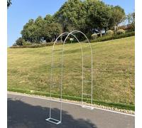 Elegant Wrought Iron Arbor for Weddings & Garden Decor Sturdy Trellis for Climbing Plants & Floral Garland Easy Assembly Rose Archway for Outdoor Events