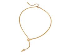 Elegant Y Symbol Necklace Crafted In Tarnish Resistant Stainless Steel With Premium Zircon Accent Clavicle Chain Jewelry Modern Y Shaped Necklace Gift