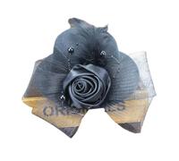 Elegant Yarn Top Hat Shape Hair Clip For Girls Prom Hair Barrettes For Teenagers Adult Banquet Party Ponytail Hair Pin