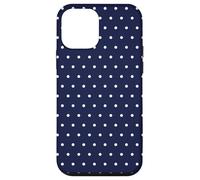 Elegante Blue White Pastel Polka Dot Pattern Case for iPhone 12 mini