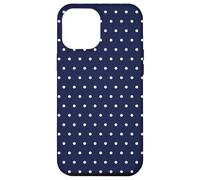Elegante Blue White Pastel Polka Dot Pattern Case for iPhone 12 Pro Max