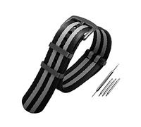 Elegantyl Nato Nylon Watchband 20mm- 23mm Waterproof Watch Strap Breathable and Sweat-wicking Watch Accessories, 23mm