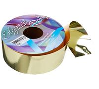 Eleganza 1 x Waterproof Poly Ribbon, Metallic Gold, 50 mm x 25 m