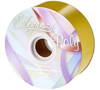 Eleganza 1 x Waterproof Poly Ribbon, Pale Yellow, 50 mm x 91 m