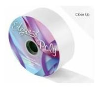 Eleganza 1 x Waterproof Poly Ribbon, White, 50 mm x 91 m