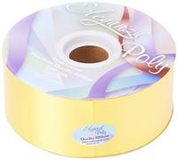 Eleganza 1 x Waterproof Poly Ribbon, Yellow, 50 mm x 91 m