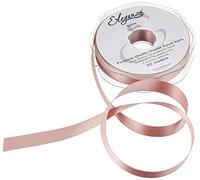ELEGANZA 15 mm x 20 m Premium Quality Ribbon, Satin, Rose Gold, 11 x 11 x 2 cm