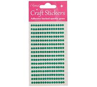 Eleganza 4mm Green Glitter Gems