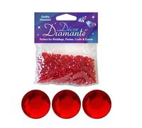 Eleganza 6mm Décor Diamante Diamonds 28g No.16, Number 16 Red