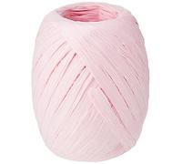 Eleganza 8 mm x 30 m Paper Raffia for Variety of Craft Projects and Gift Wrapping, No.21 Light Pink
