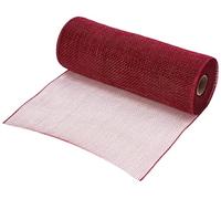 Eleganza Deco Mesh 25cm x 9.1m Burgundy No.17, Synthetic Material, 8.2 x 8.2 x 26.2 cm