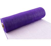Eleganza Deco Mesh 25cm x 9.1m Purple No.36, Synthetic Material, 25 cm x 9.1 m