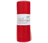 Eleganza Deco Mesh 25cm x 9.1m Red No.16, Synthetic Material, 25 cm x 9.1 m