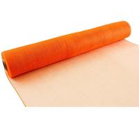 Eleganza Deco Mesh 53cm x 9.1m (10yds) Orange No.04
