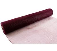 Eleganza Deco Mesh 53cm x 9.1m Burgundy No.17, Synthetic Material, 8.5 x 8.5 x 53.5 cm