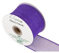 Eleganza Deco Mesh 63mm x 10m Purple No.36, Synthetic Material, 63 mm x 10 m