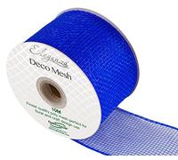 Eleganza Deco Mesh 63mm x 10m Royal Blue No.18, Synthetic Material, 63 mm x 10 m