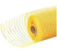 Eleganza Deco Mesh Metallic 25cm x 9.1m (10yds) Gold No.35