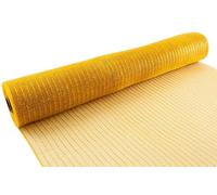 Eleganza Deco Mesh Metallic 53cm x 9.1m (10yds) Gold No.35