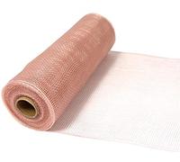 Eleganza Deco Mesh, Polyester, Rose Gold, 25cm x 9.1m