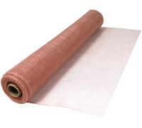 Eleganza Deco Mesh, Polyester, Rose Gold, 53cm x 9.1m