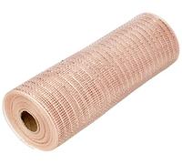 Eleganza Deco Mesh, Rose Gold, 25cm x 9.1m