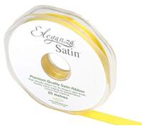 ELEGANZA Double Faced Satin 10mm x 20m Yellow No.11