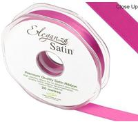 Eleganza Double Faced Satin 15mm x 20m Cerise No.29